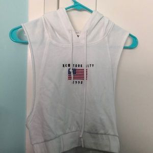 sleeveless top from garage